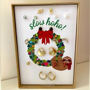 Sloth Earring Set 10 Pairs